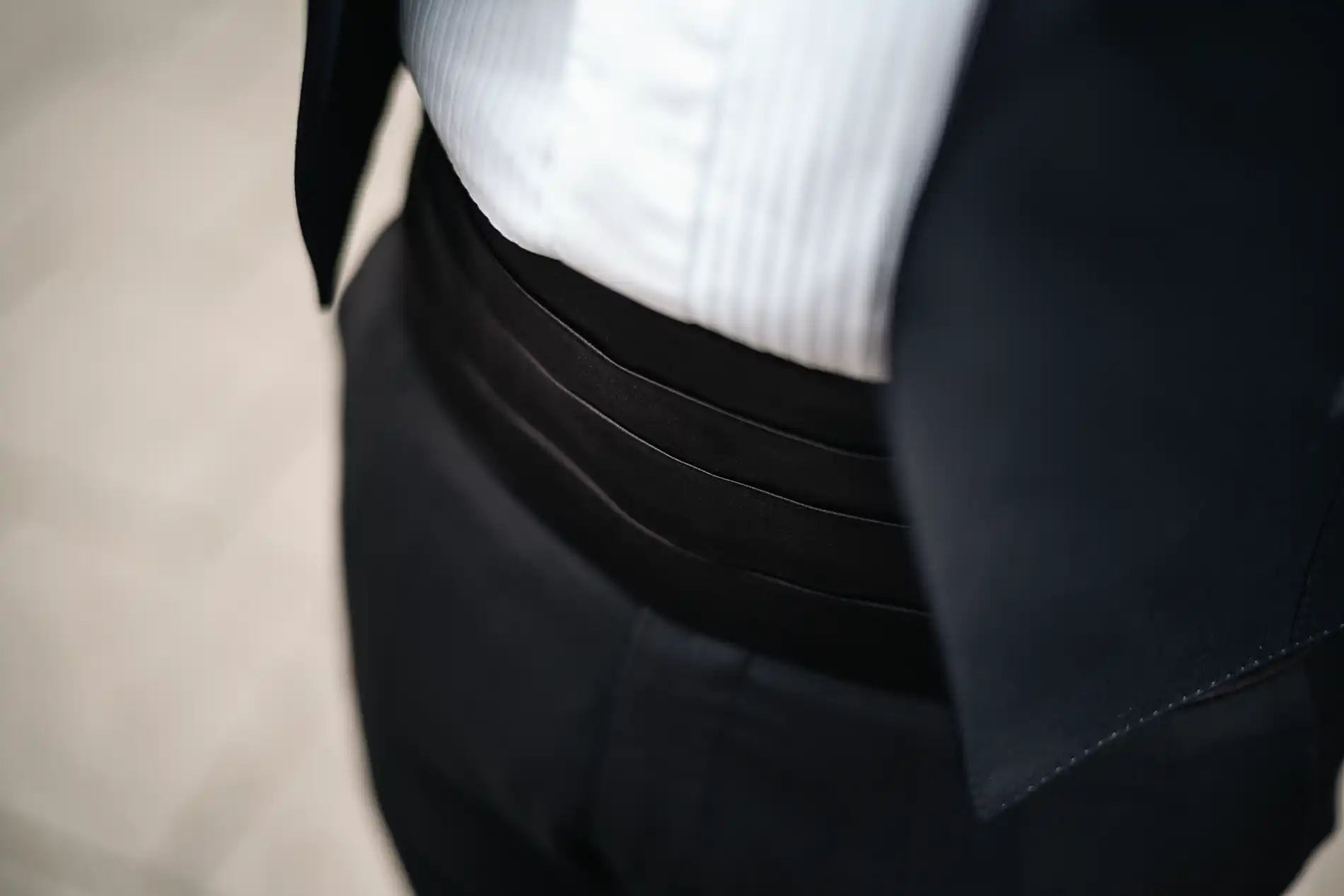 Smoking mit Kummerbund Kummerbund